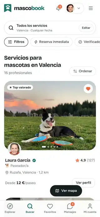 Resultados de búsqueda de servicios en Valencia